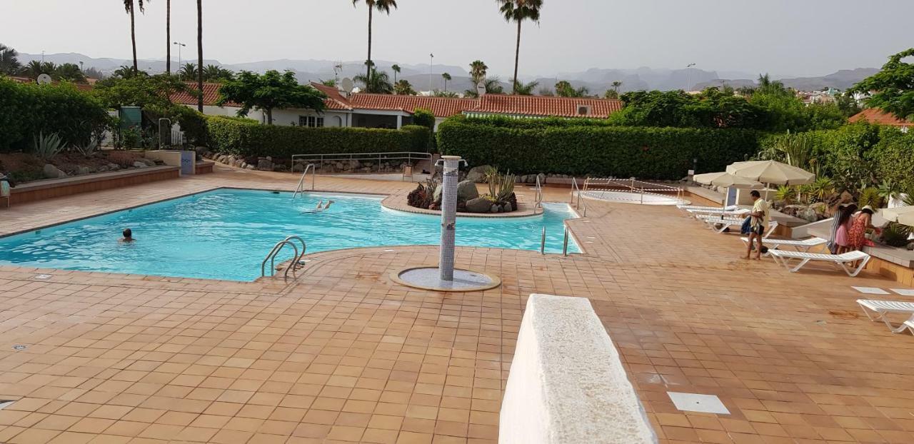 Pool & Wifi Free Shared Flat Private Room By Ocean Park Maspalomas  Bagian luar foto